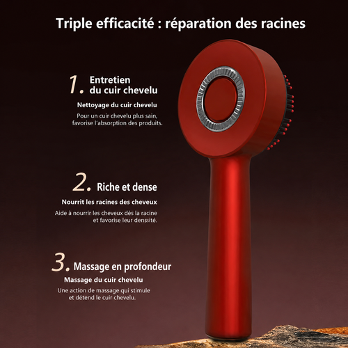 Brosse Massante Soins Cheveux
