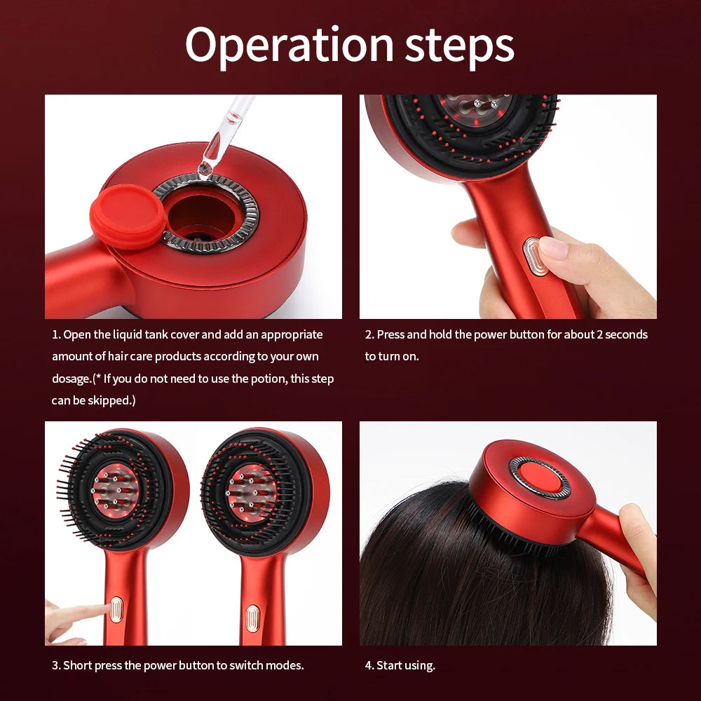 Brosse Massante Soins Cheveux